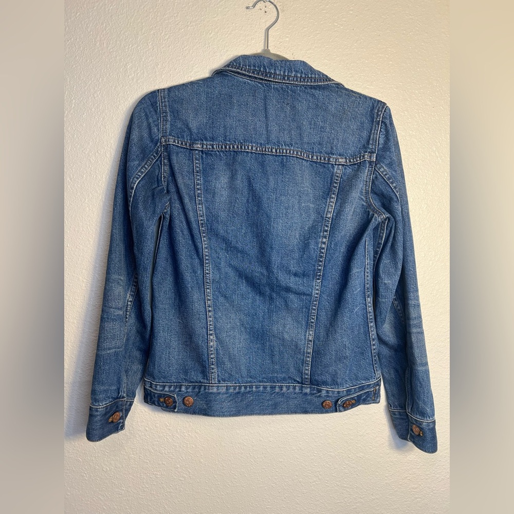 Madewell Button Down Jean Jacket small - image 3